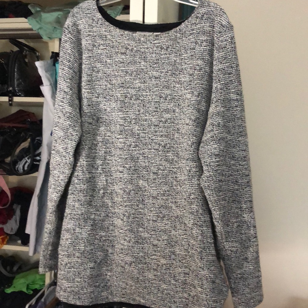 Croft&Barrow speckled pullover. Size 1x